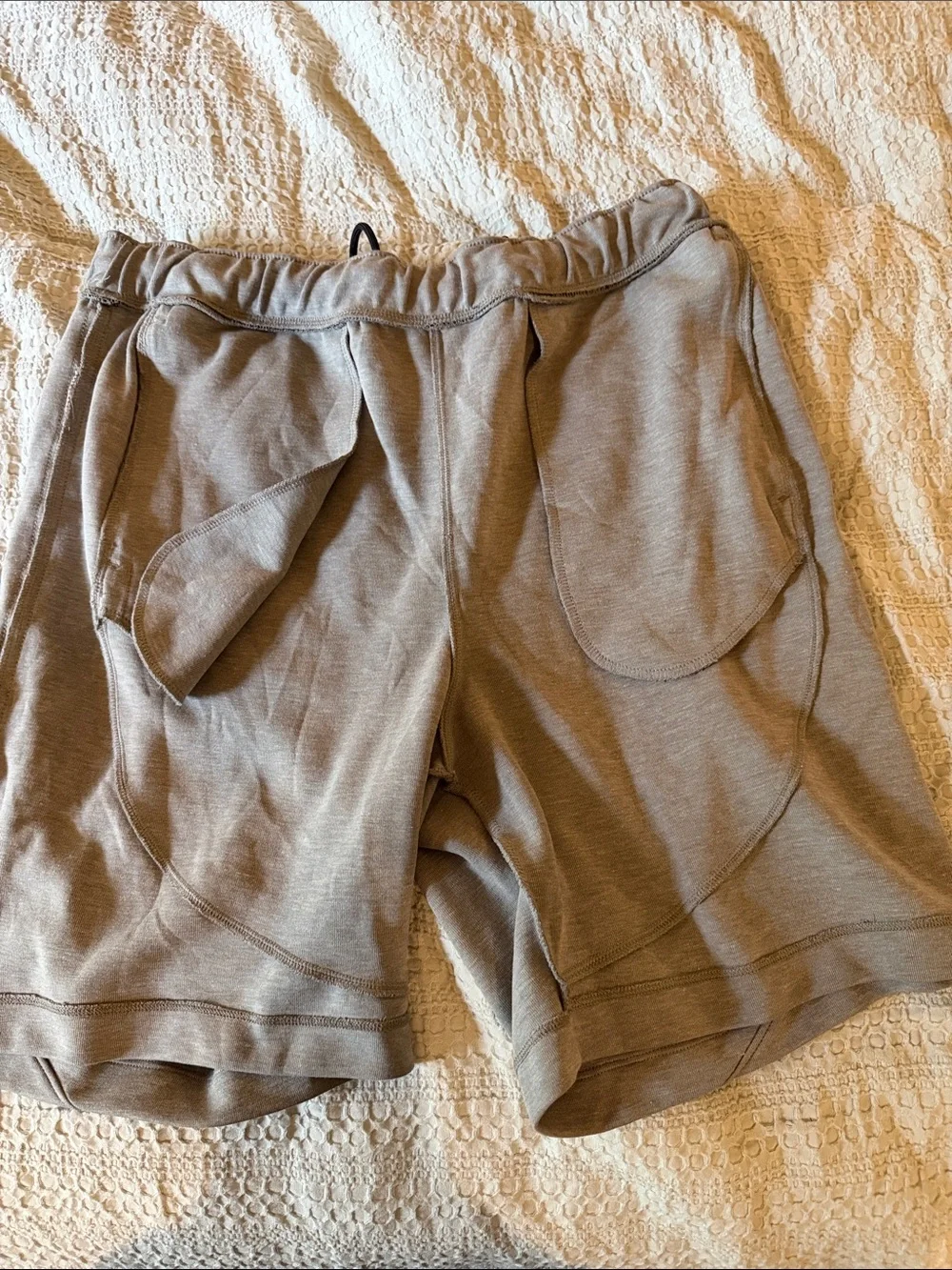 Nike Jordan Men’s Gray Dri-Fit Performance Fleece Shorts - Size L large